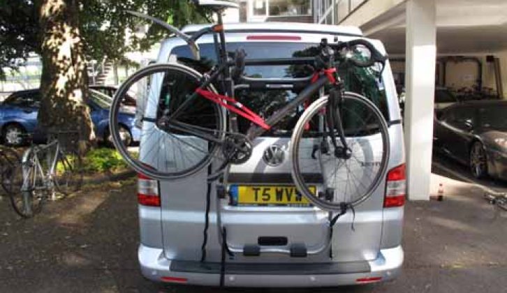 Halfords Rear High Mount Cycle Carrier Practical Motorhome