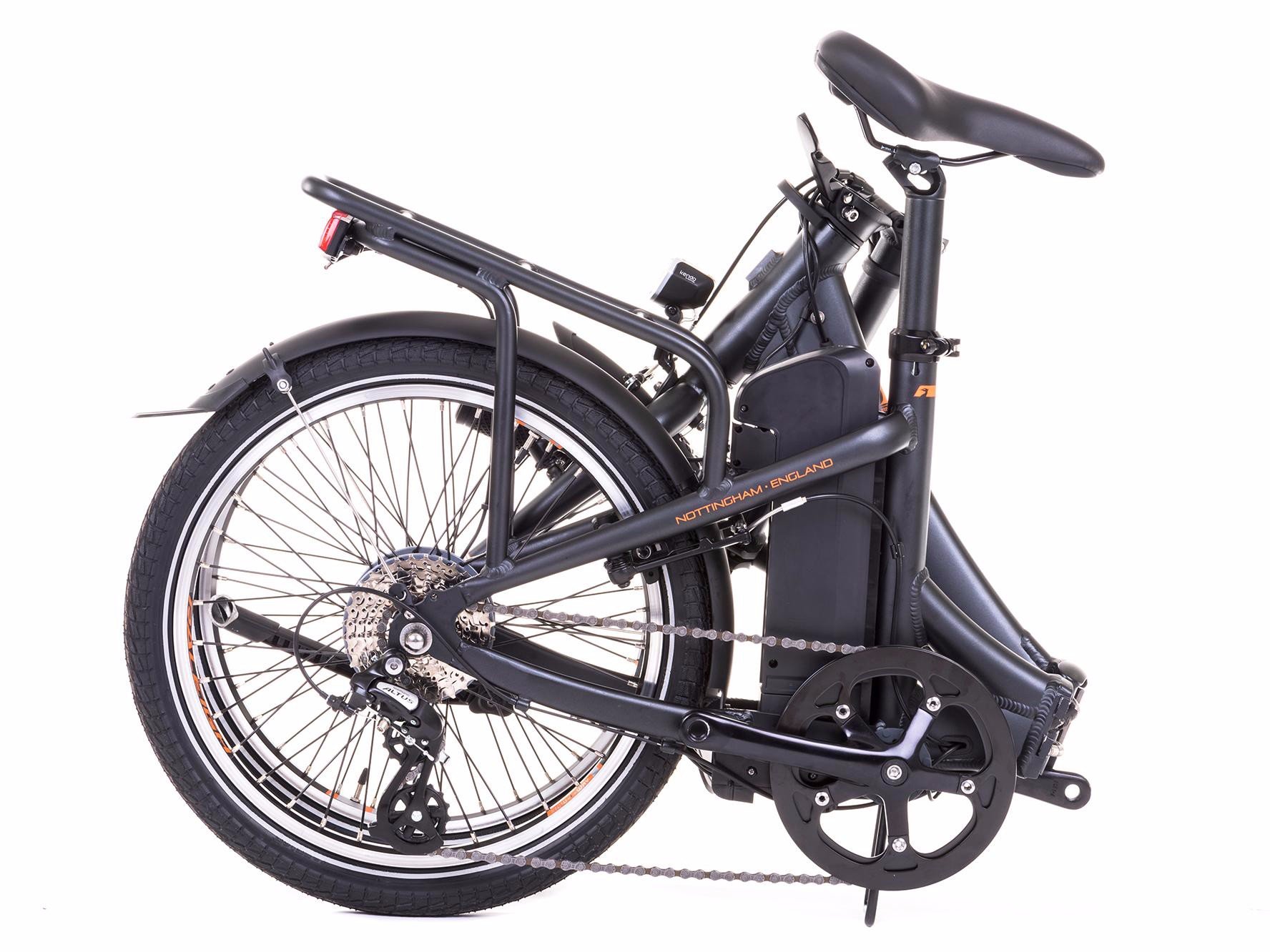 raleigh stowaway electric folding bike