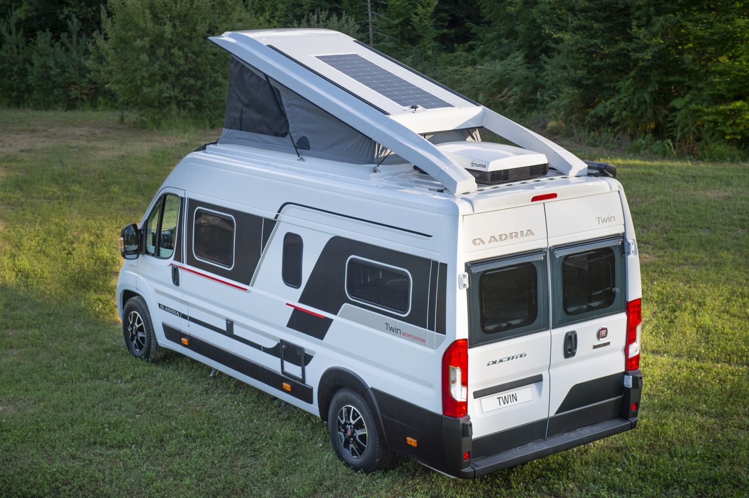 Event Theatre New 'Van Launch Adria Twin Sport Practical Motorhome