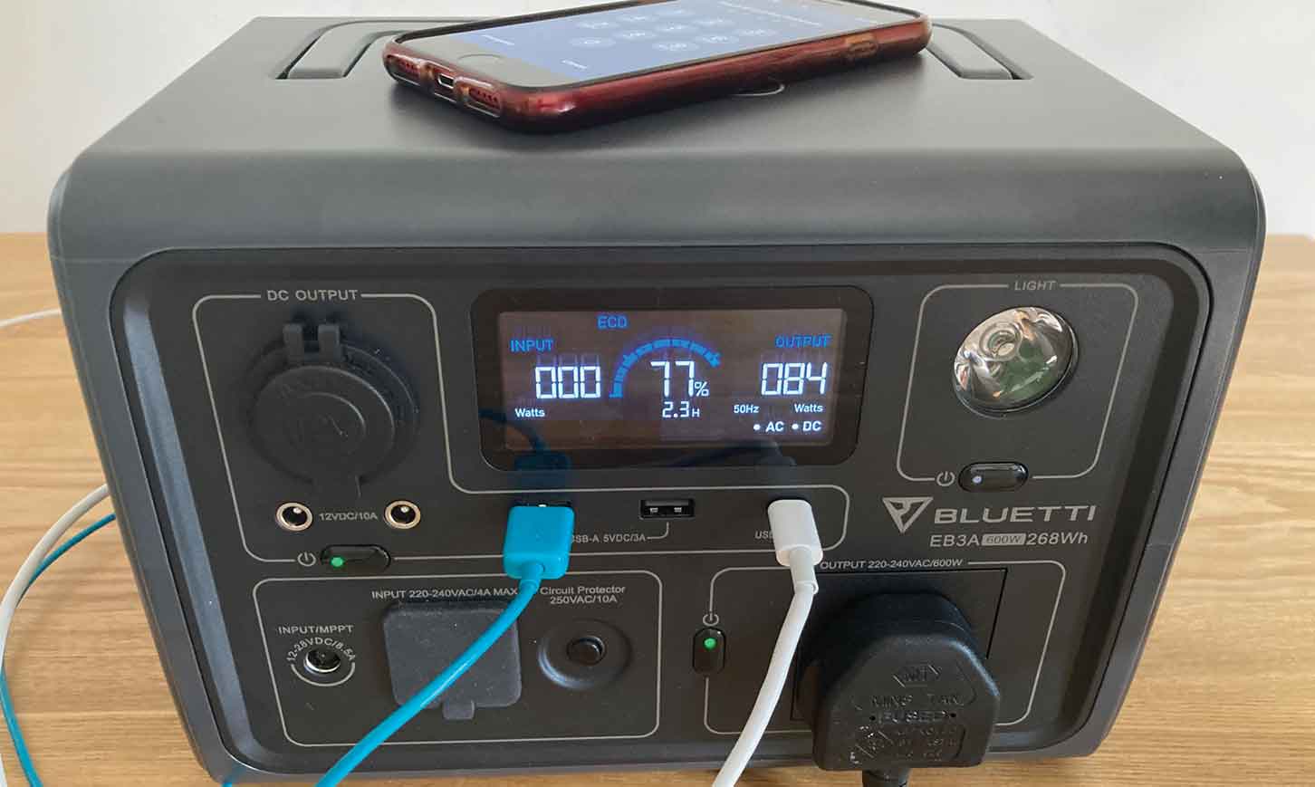 BLUETTI EB3A - Portable Power Station - Full Testing and Review — Eightify