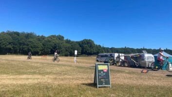 Holkham Hall pop-up campsite