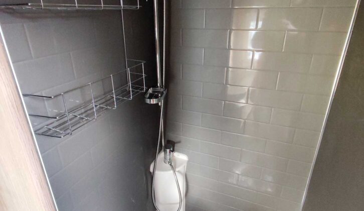 The shower in the Burford Duo