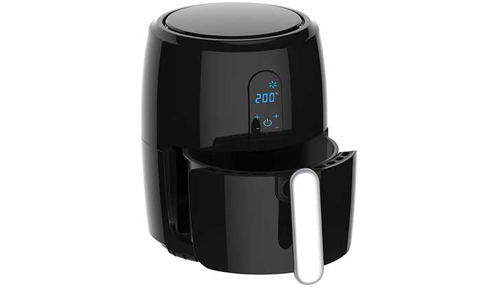 Leisurewize - Low Wattage 1.7L Air Fryer With Digital Display