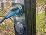 An EV charging point