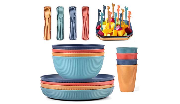 RHM 48 piece Melamine Crockery set