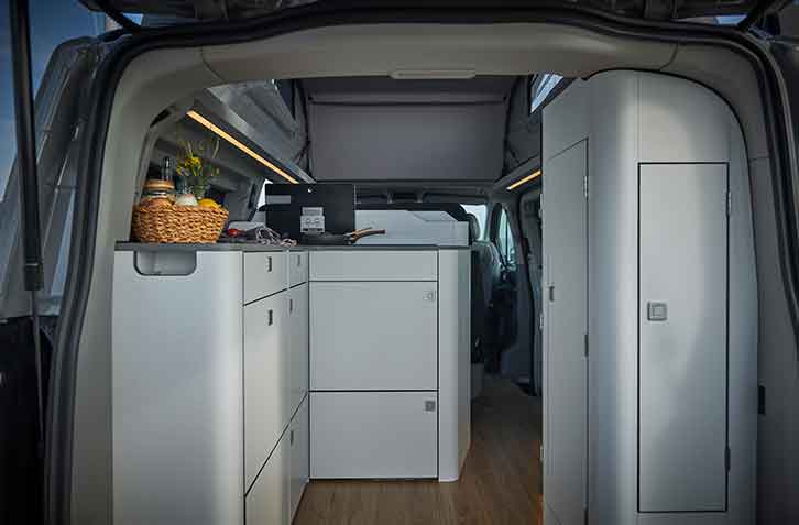 Interior of the new Ford Nugget