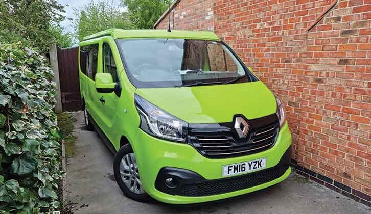 A parked up campervan