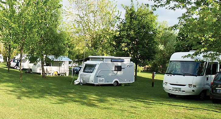 Motorhomes at an Rapido and Silver Owners Club event