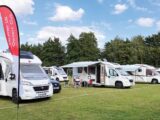 Motorhomes at an Bürstner UK Owners’ Club event