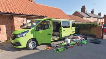 Decluttering a motorhome