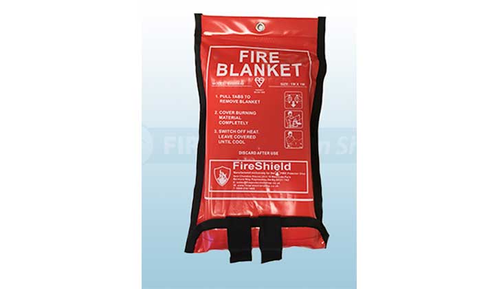 Caravan/camping soft case fire blanket