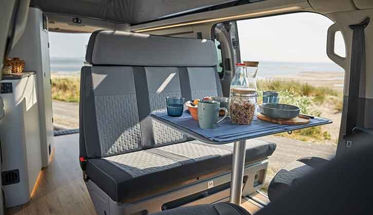 Seating in the Ford Nugget LWB