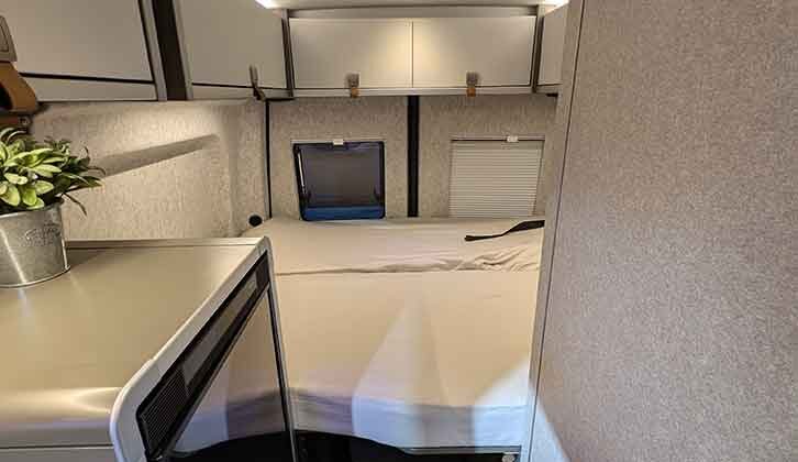 The bed in the Hymer Grand Canyon S Crossover