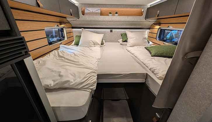 The beds in the Hymer ML-T 570 Crossover