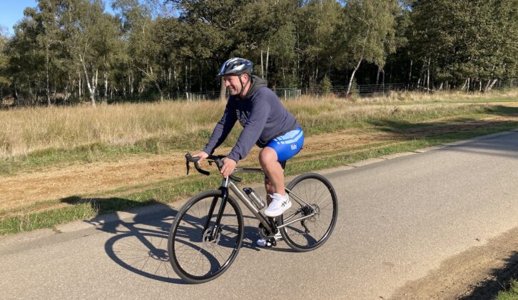 Riding the Allroad TI Enthusiast bike in Richmond Park