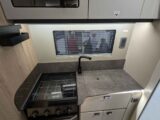 The kitchen in the Auto-Trail Excel 620S