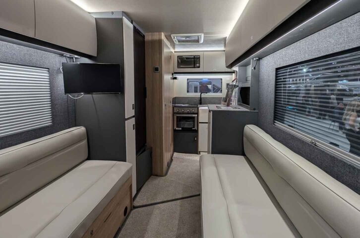 The interior of the Auto-Trail Excel 620S 