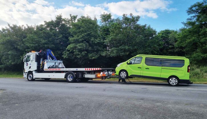 The recovery lorry