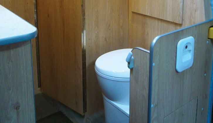 The toilet compartment