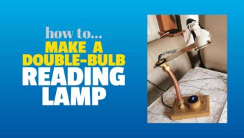 How to make a double bulb reading lamp